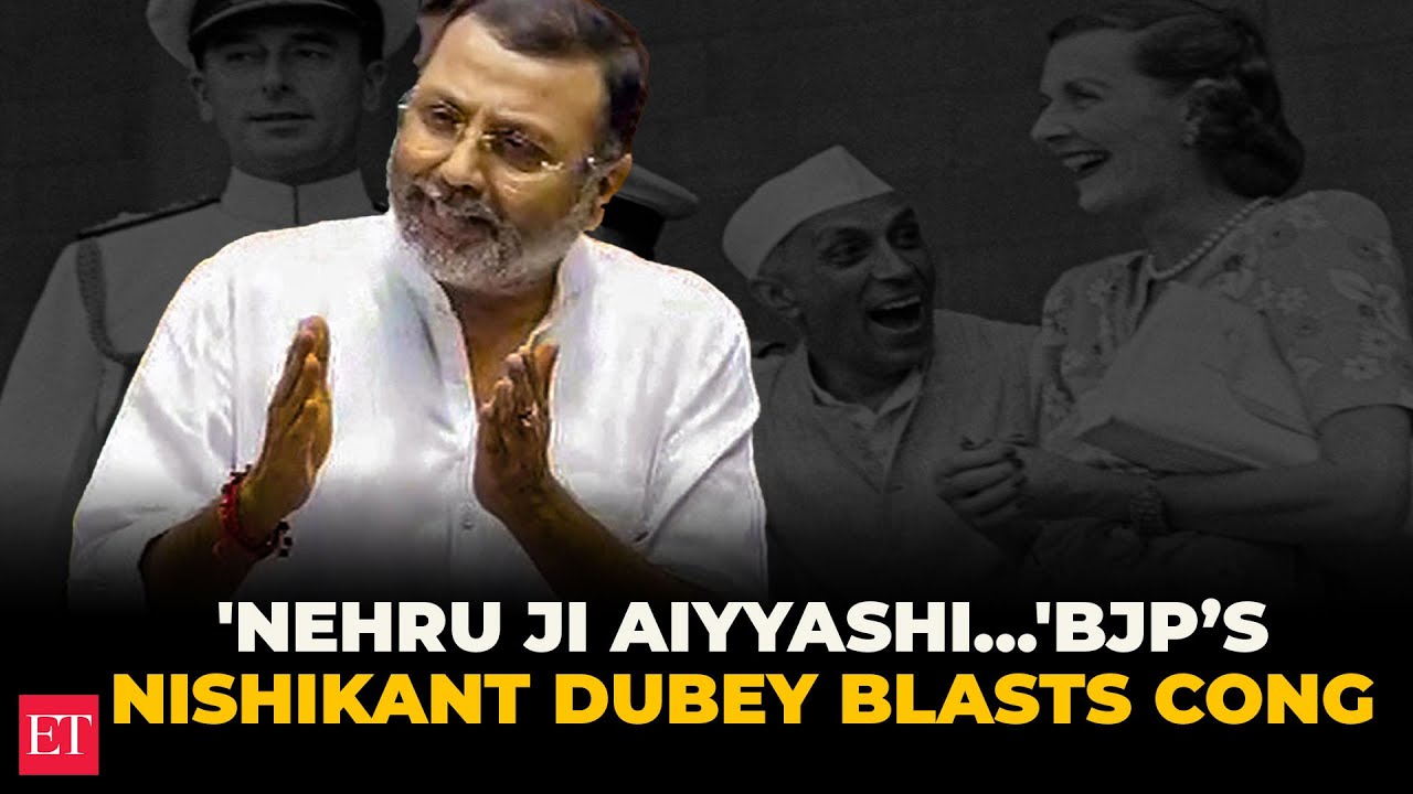 'Aiyyashi Kar Rahe The&hellip;' | Nishikant Dubey's comments on Nehru sparks uproar in LS; Chair intervenes