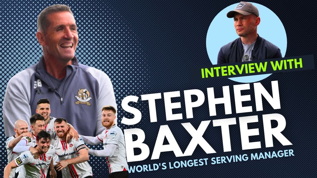 WORLD'S LONGEST SERVING FOOTBALL MANAGER STEPHEN BAXTER