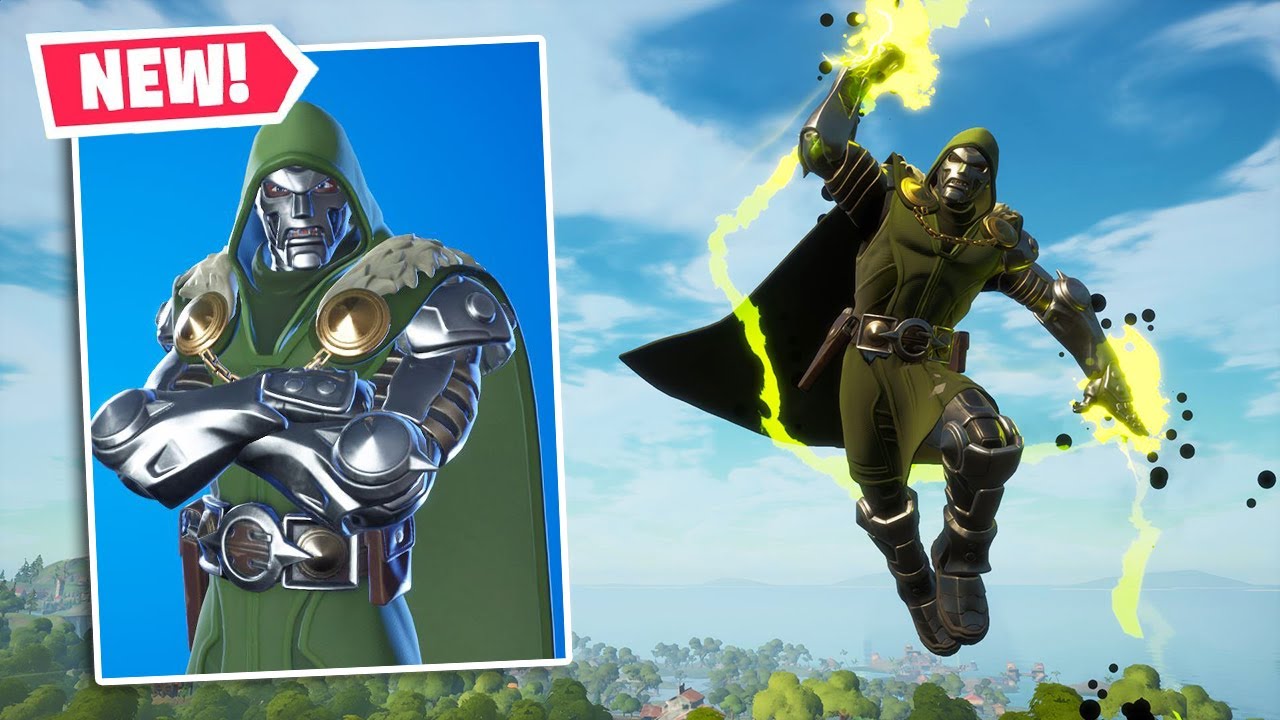 NEW DOCTOR DOOM Skin Gameplay in Fortnite!