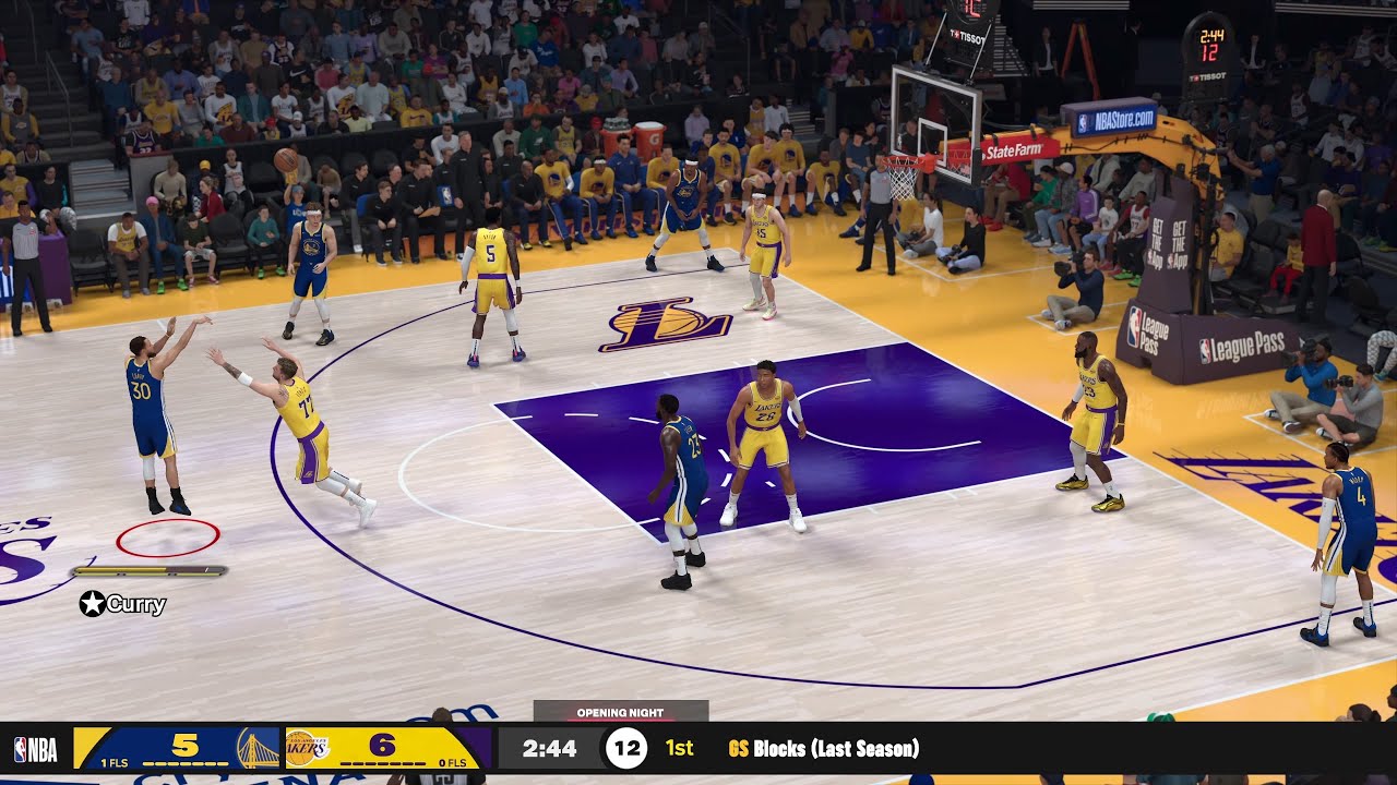 NBA 2K26 Gameplay (PS5) Warriors vs Lakers Hall of Fame Difficulty