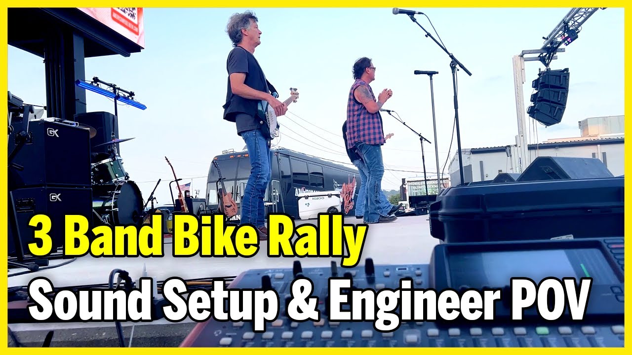 Crazy 3 Band Gig: Bike Week Live Sound & Setup Behind the Scenes