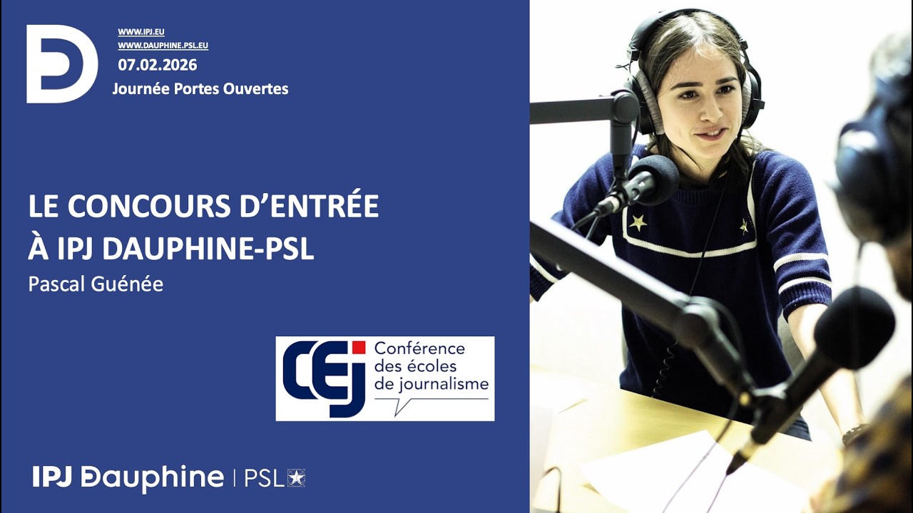 Les modalités du concours - Conférence JPO 2026