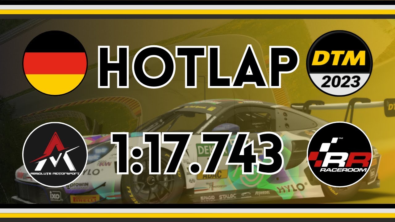 Hotlap Sachsenring | Porsche 911 GT3 R DTM 2023 | Raceroom Racing Experience