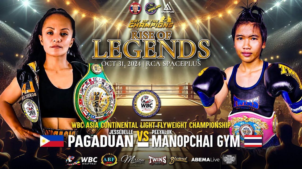 Jessebelle Pagaduan 🇵🇭 VS Peeyaluk Manopchai Gym 🇹🇭 | Oct 31, 2024