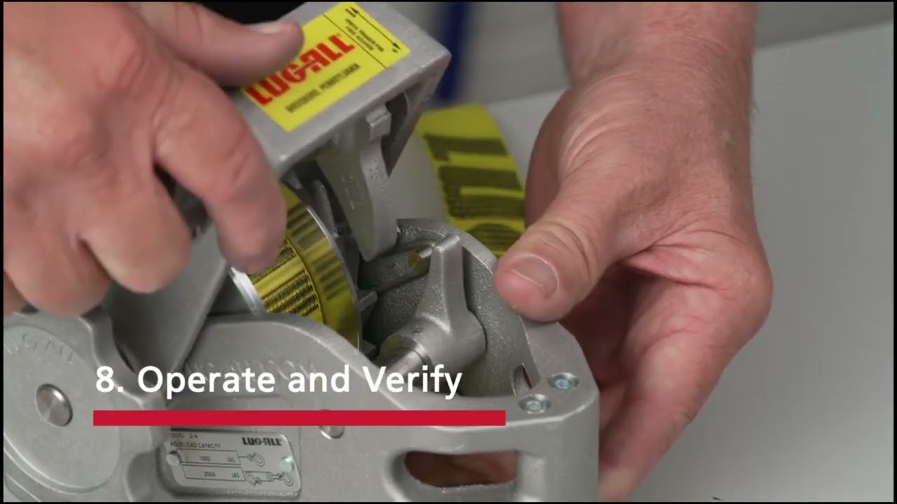 TEN Tool Tech Lug All Pre operation Inspection Video