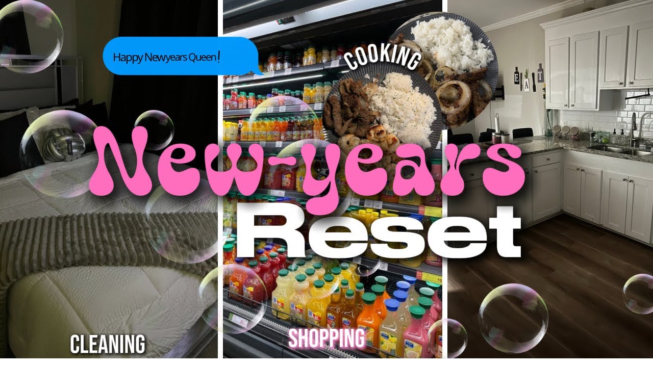 Vlog: Newyears reset with me||2026||Cleaning,Shopping,Chat,Decorate🫧