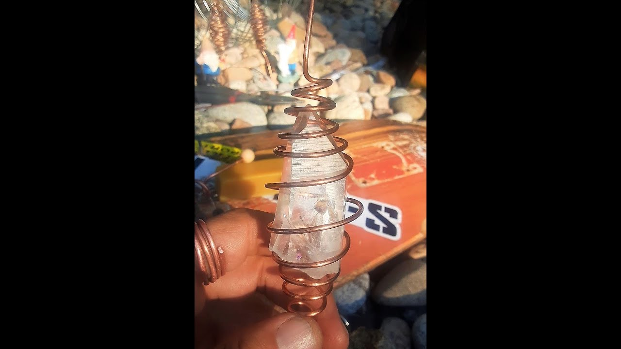 Electroculture / Magnetoculture Techniques - Making A Double Ighina Spiral
