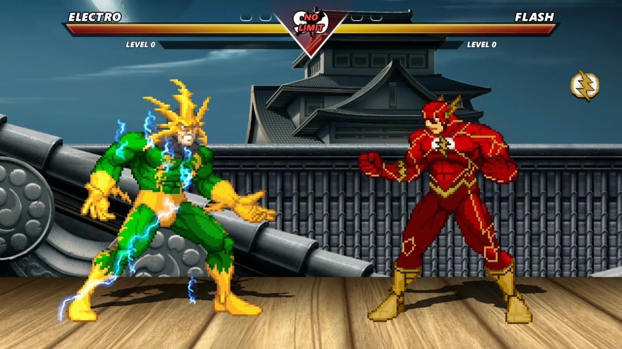 ELECTRO vs FLASH - Highest Level Incredible Epic Fight!