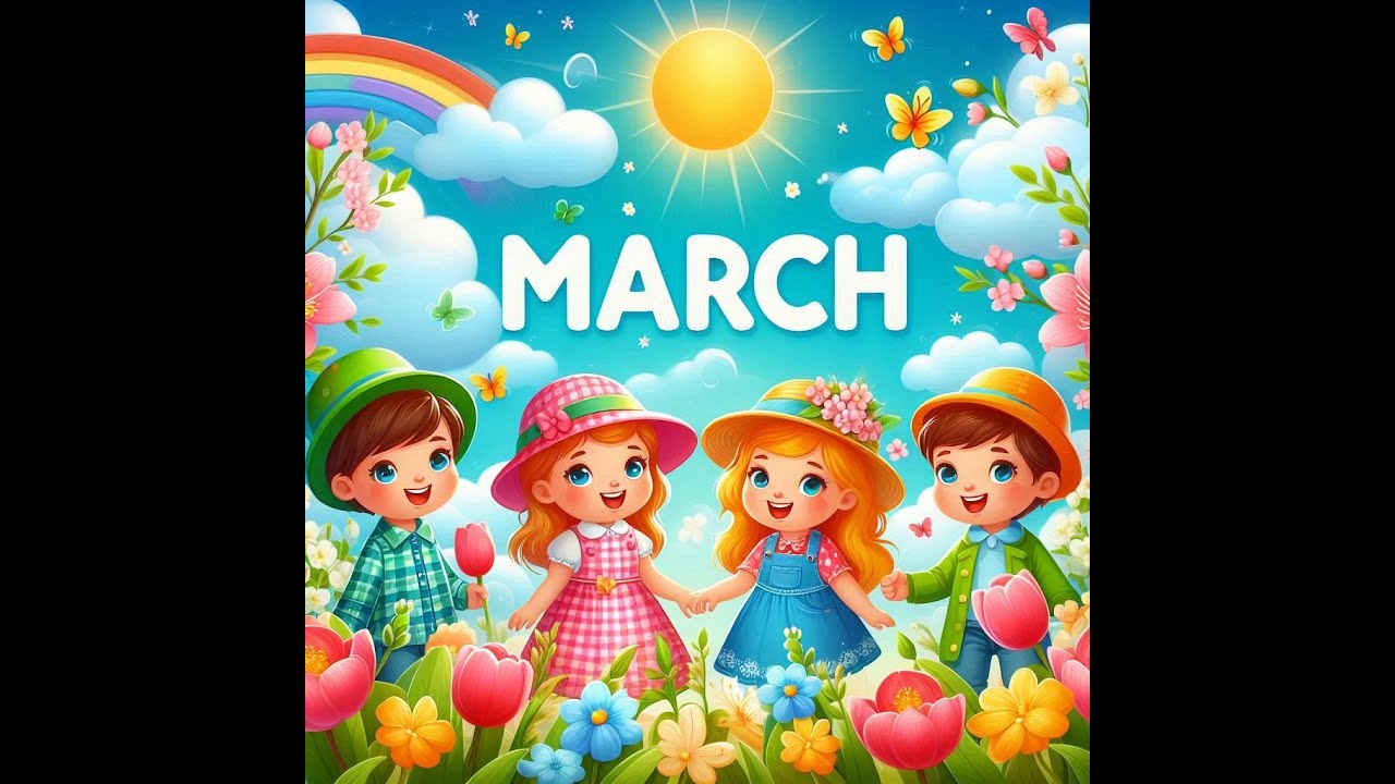 🌸 Marching into Spring! | Fun Kids Song About March 🎶 🌸