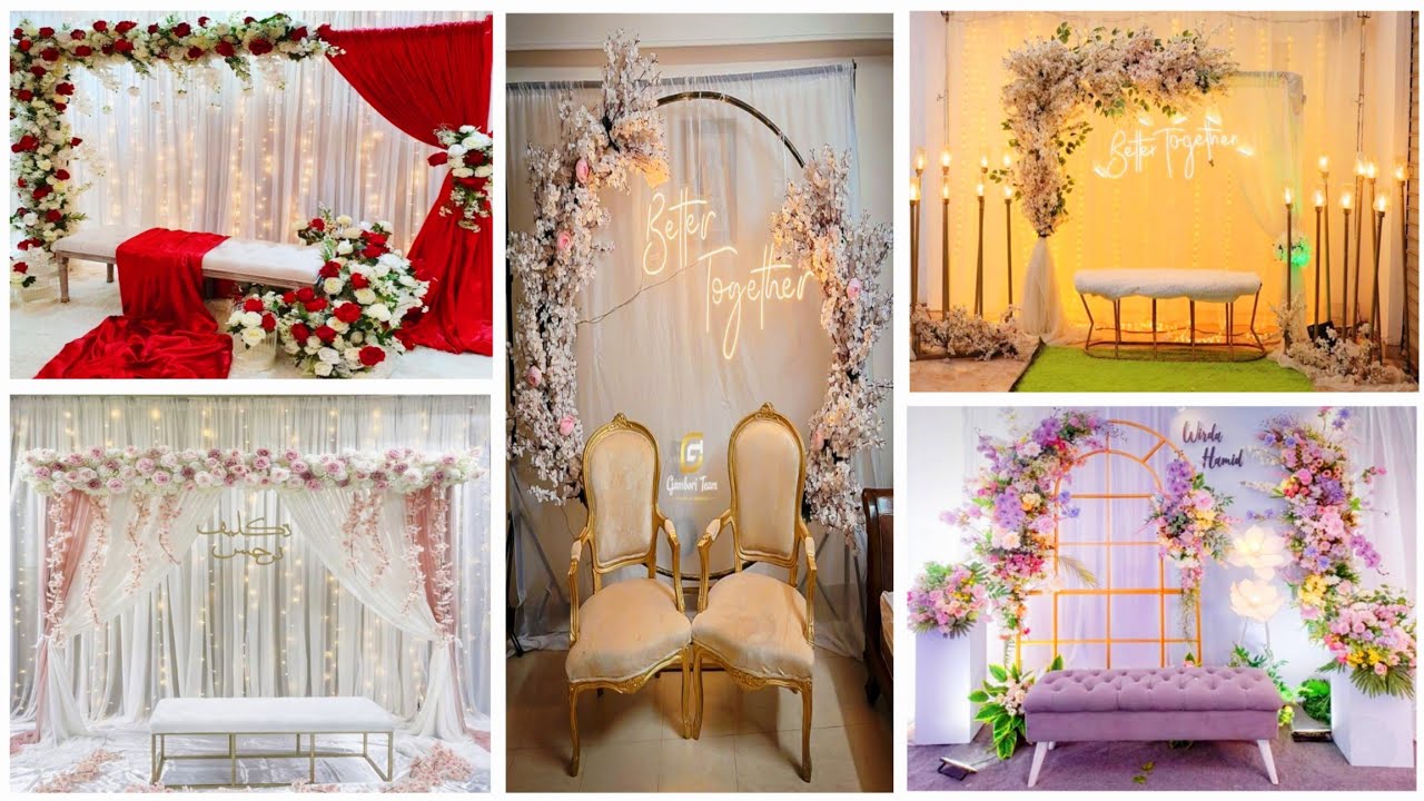 Simple and Royal Wedding Decoration Ideas 2025 || Wedding Stage Decorations|| Wedding Decorations