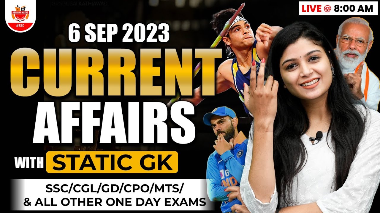 Current Affairs 2023|Static GK, Daily Current Affairs For All SSC Exams By Shubham Ma'am #sscexams