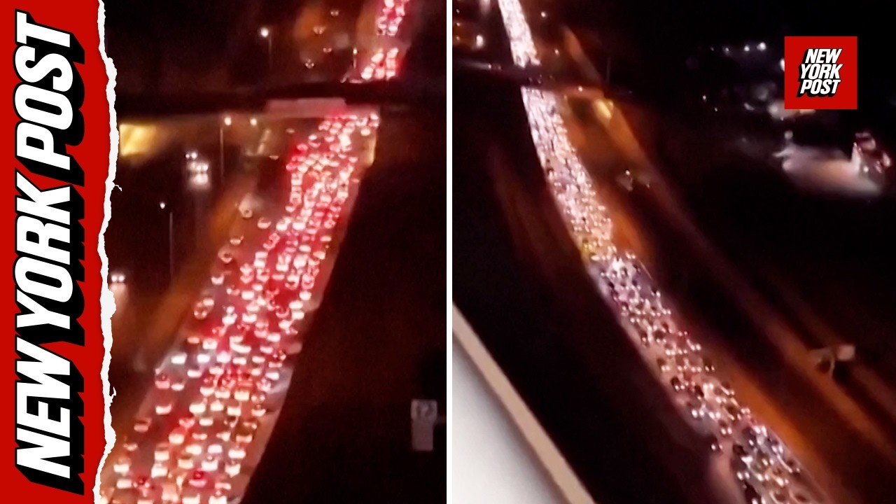 Mass exodus: Tehran highways jammed as thousands flee amid escalating conflict