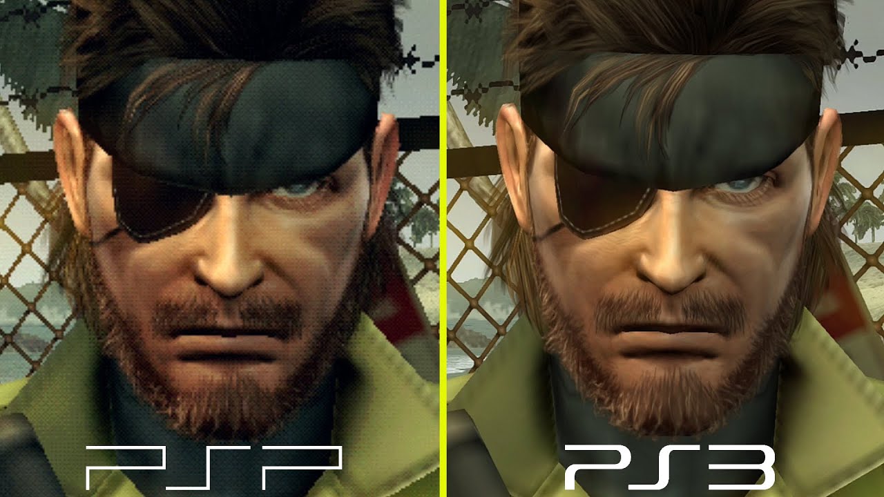 Metal Gear Solid Peace Walker: сравнение графики PSP и PS3