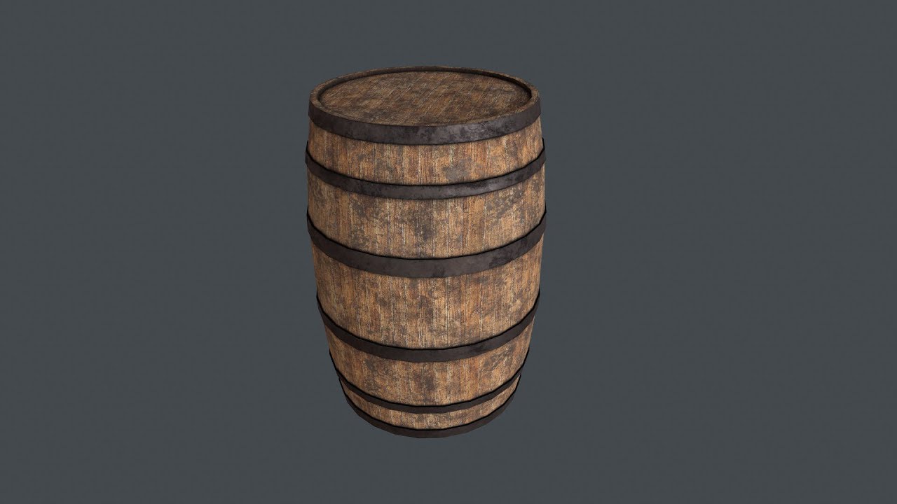 Barrel Modeling in Maya 2019