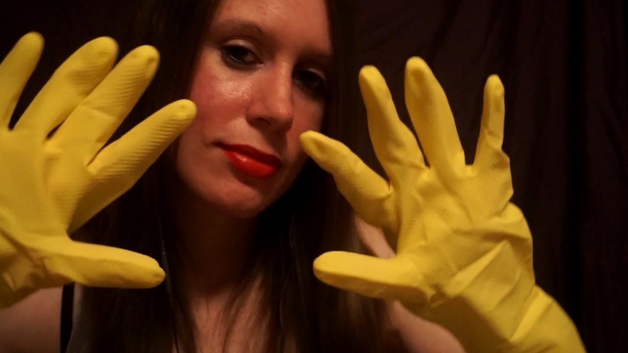 ASMR Latex/Crinkly Gloves [With Hand Movements]