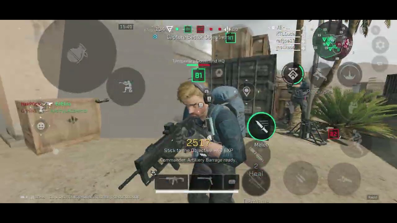 DELTA FORCE MOBILE K416 VYRON GAMEPLAY