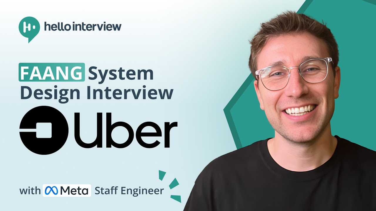Design Uber w/ a Ex-Meta Staff Engineer: System Design Interview breakdown