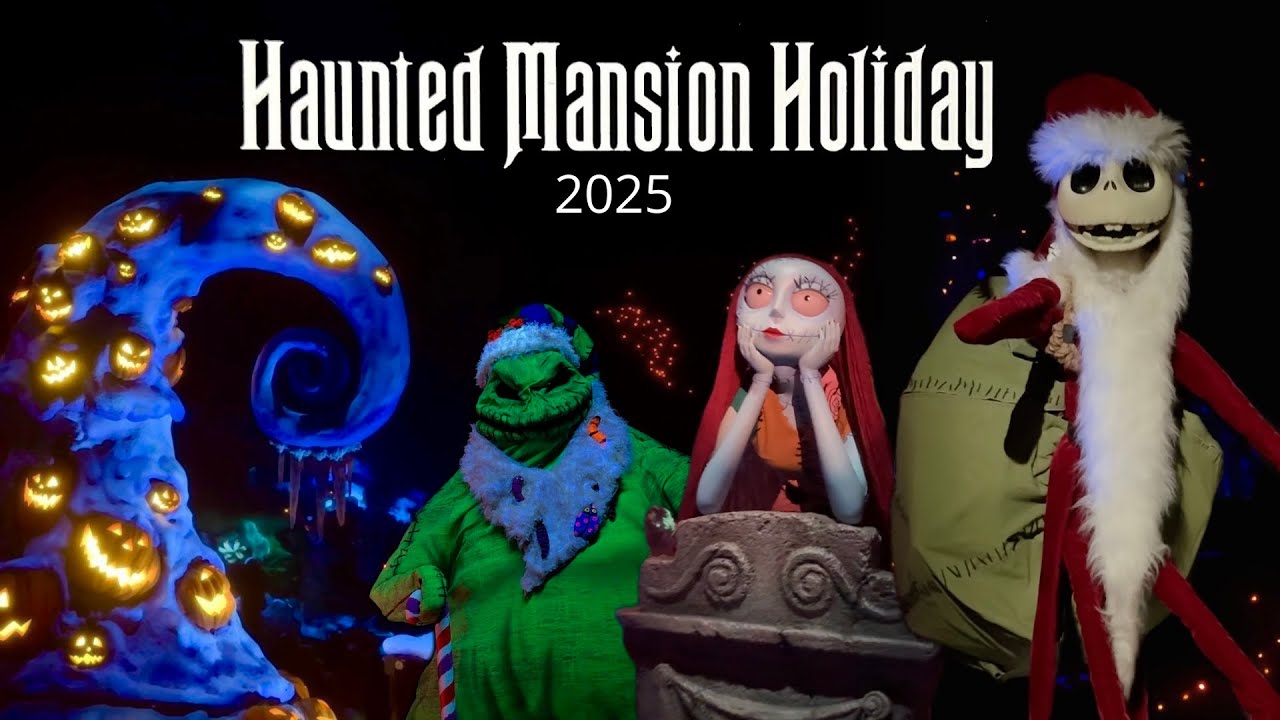 [4K] Haunted Mansion Holiday 2025 - Disneyland Park | FULL RIDE 