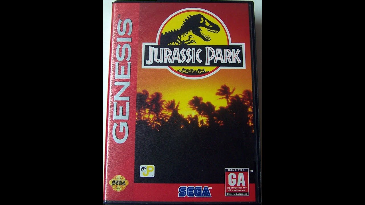 Sega Mega Drive 2 (Smd) 16-bit Jurassic Park Полное Прохождение за Dr. Granta
