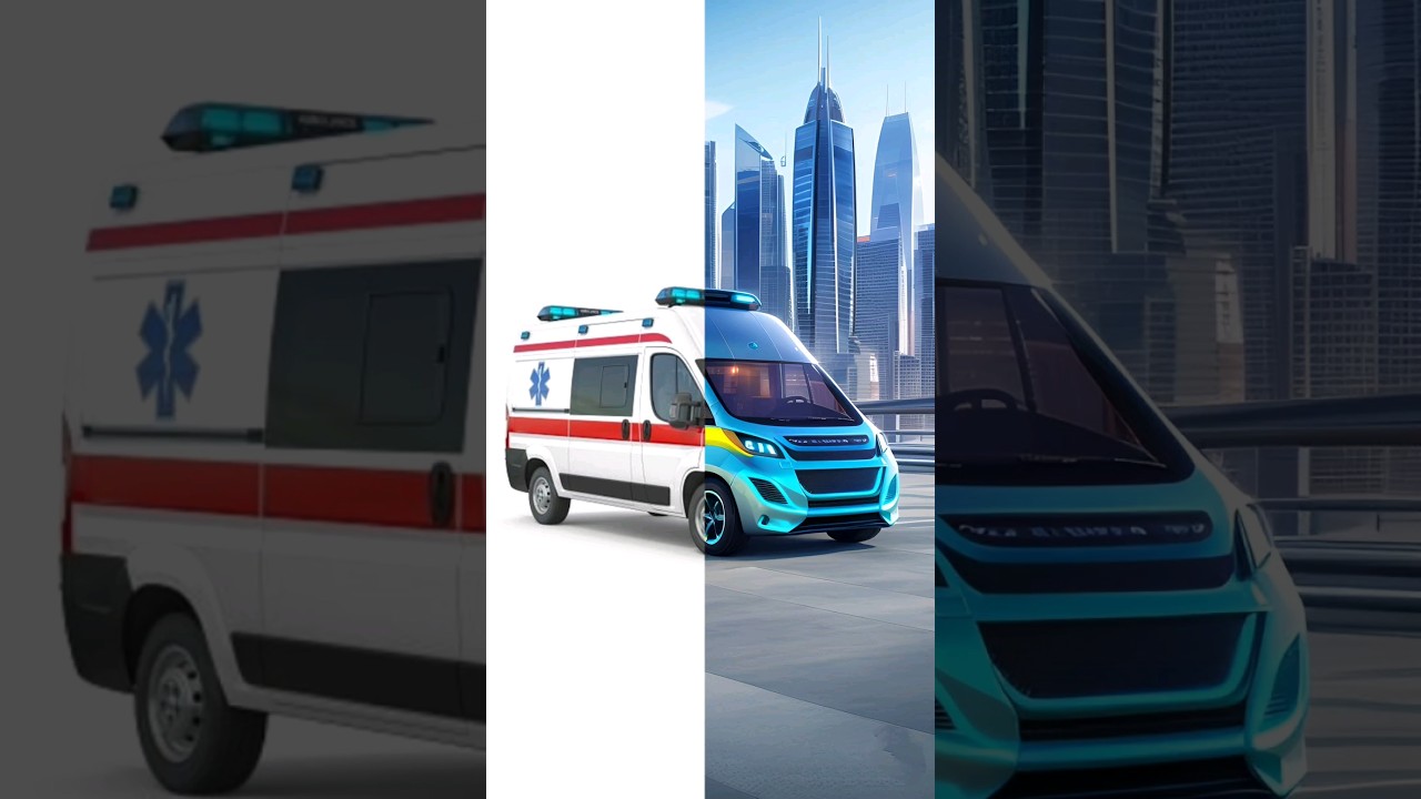 Future Ambulance 🚑. techr #ambulance #horro_status #ai_status #ghost_ambulance #hunted #ai