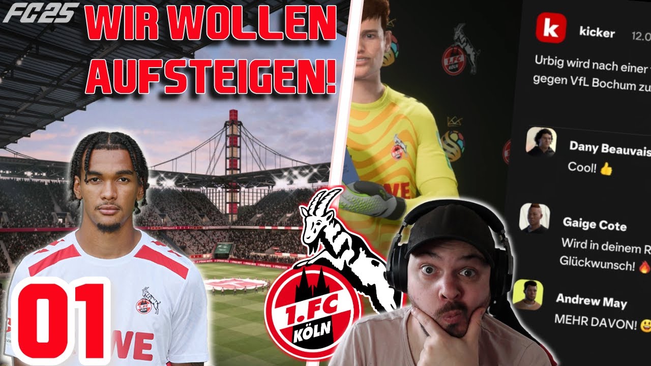 REALISTISCHE KÖLN KARRIERE mit TRANSFERSPERRE 🤩 FC25 Karriere mit Köln #01