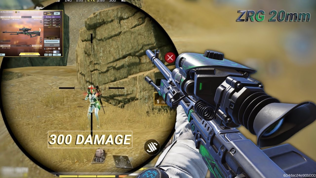 THE 1- SHOT ZRG 20mm GUNSMITH INSANE!! | BEST ZRG 20mm GUNSMITH CODM BR | CODM BR GAMEPLAY