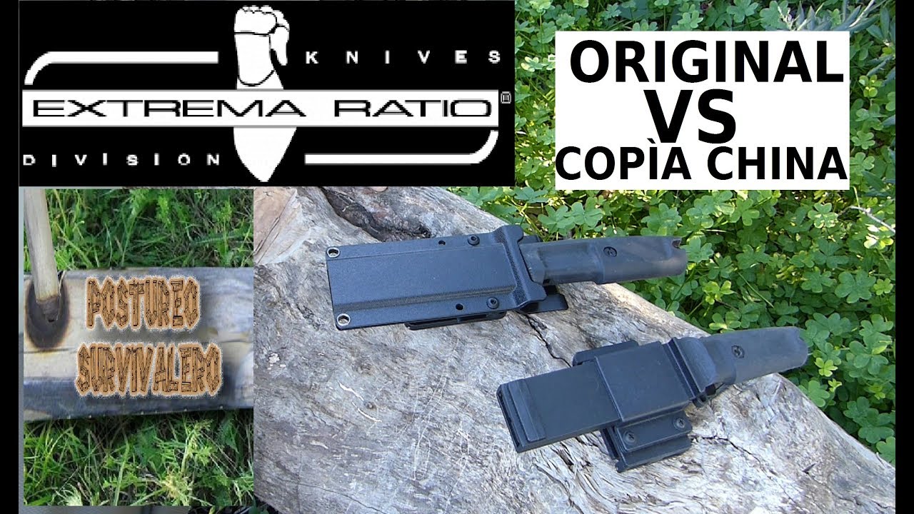 EXTREMA RATIO SHRAPNEL OG/ ORIGINAL VERSUS COPIA CHINA