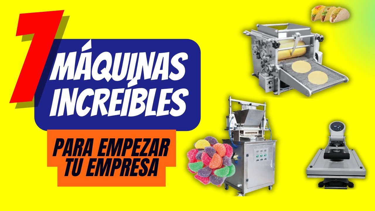 7 MÁQUINAS INCREÍBLES para empezar TU EMPRESA 📈🏆
