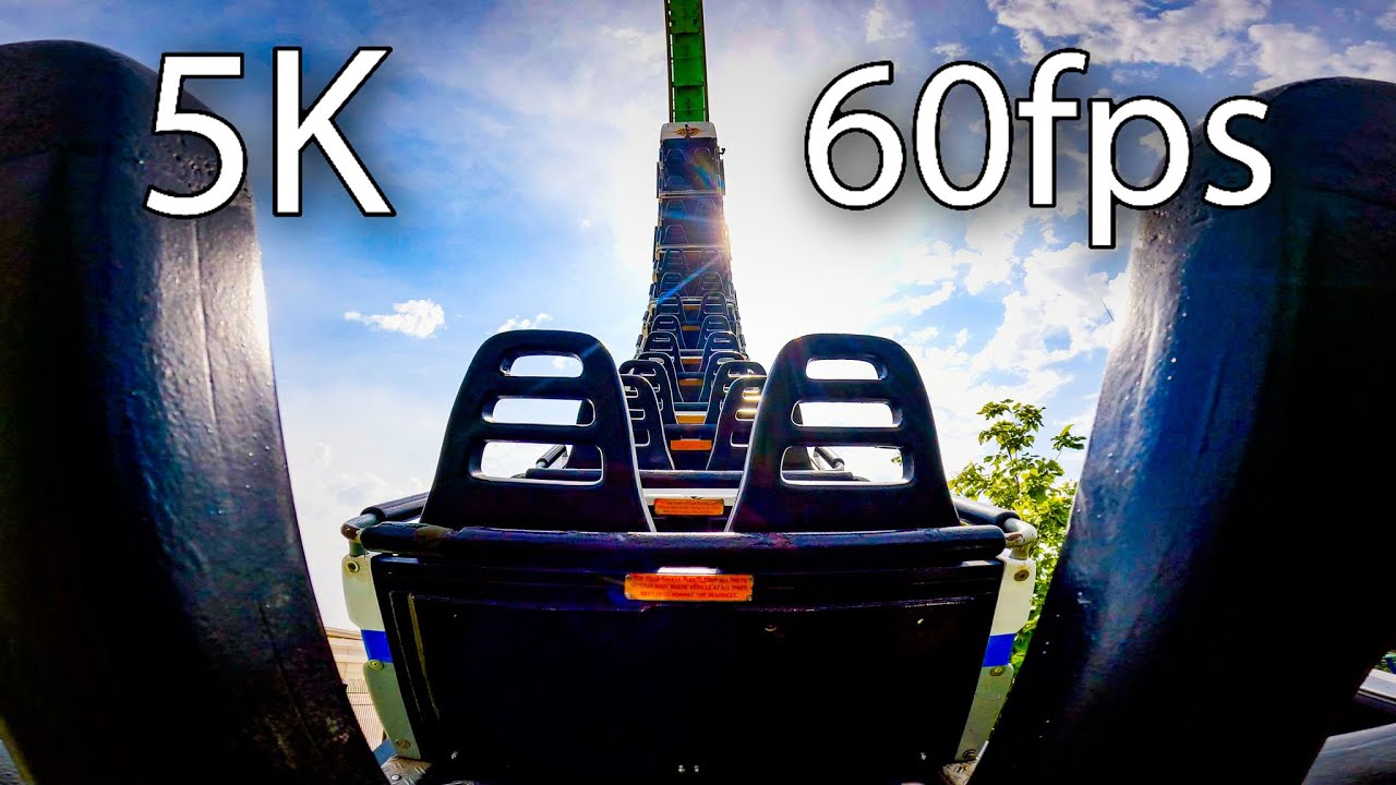 Shock Wave back seat on-ride 5K POV @60fps Six Flags Over Texas