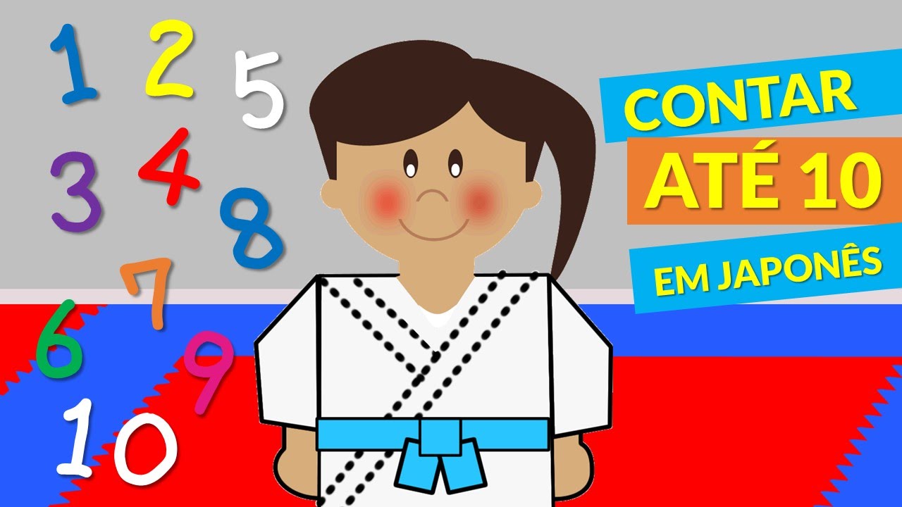 Contar até Dez em Japonês é fácil  - POLICHINELO | VIDEOMODELAÇÃO TEA Judoquinhas Judô Infantil