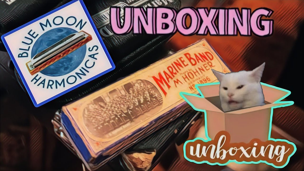 Blue Moon 🌛 Harmonicas Unboxing 📦