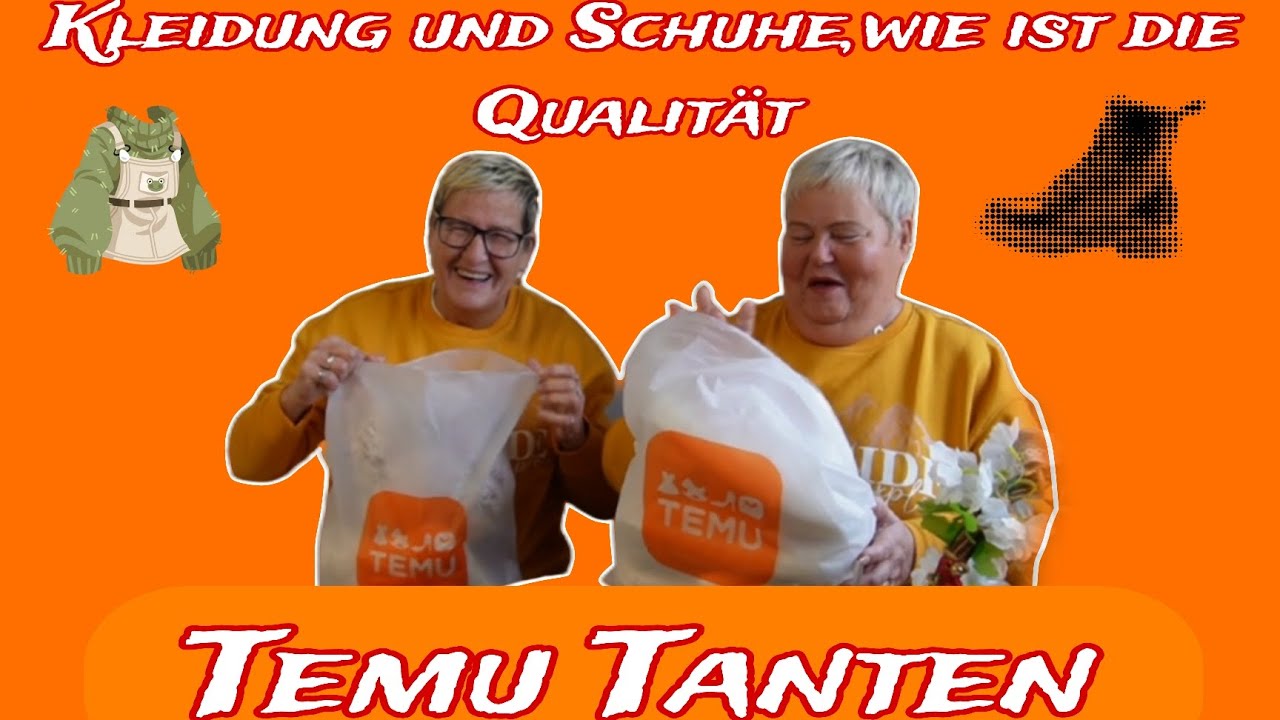 Die TemuTanten 😉 wir testen Kleidung und Schuhe von Temu