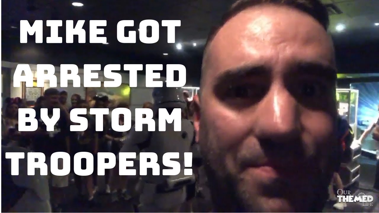 Mike got arrested by Storm Troopers! | Star Wars | Hollywood Studios