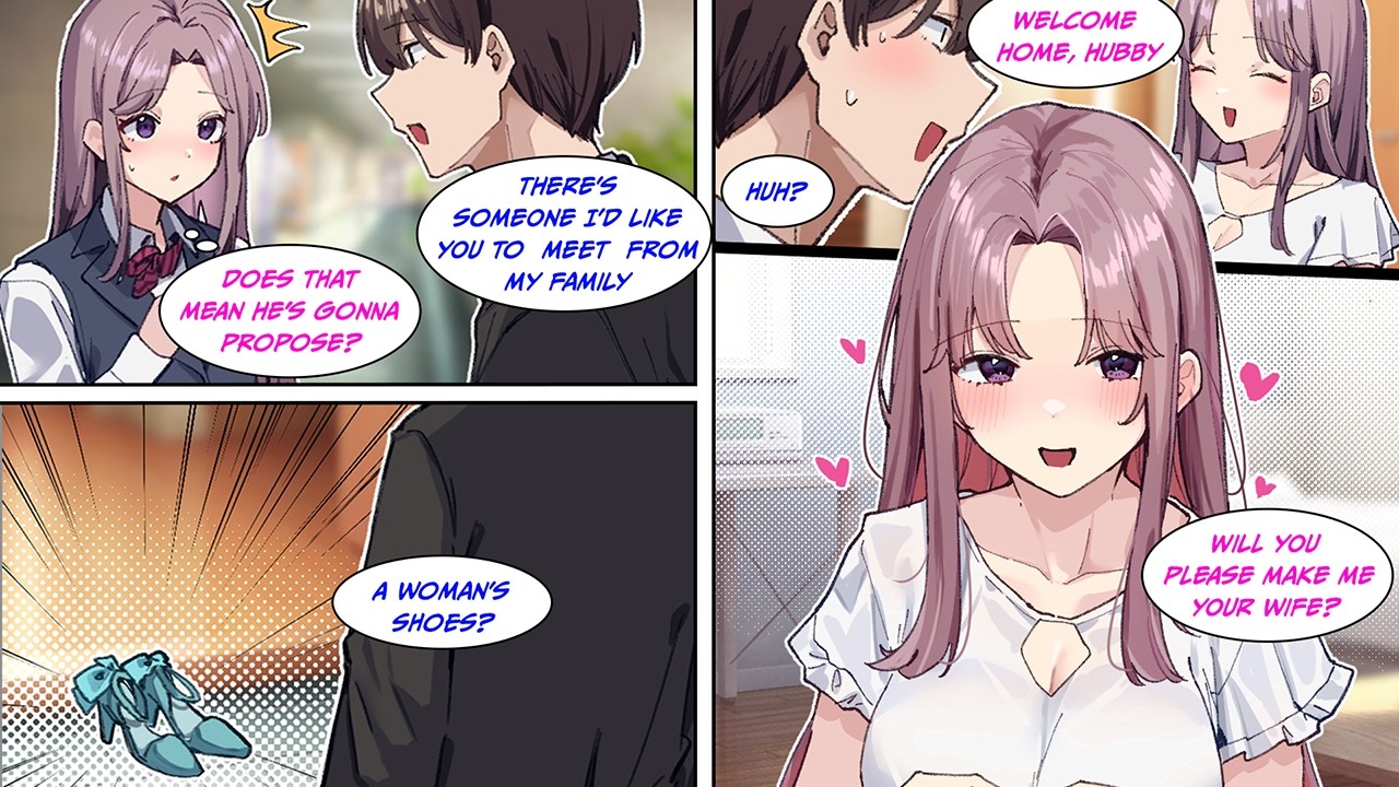 [Manga Dub] I told the receptionist there was someone I wanted her to meet in my family and...