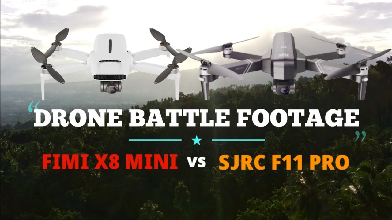 perbandingan hasil REAL footage video fimi x8 mini vs sjrc f11 pro 4k || 2022 battle footage