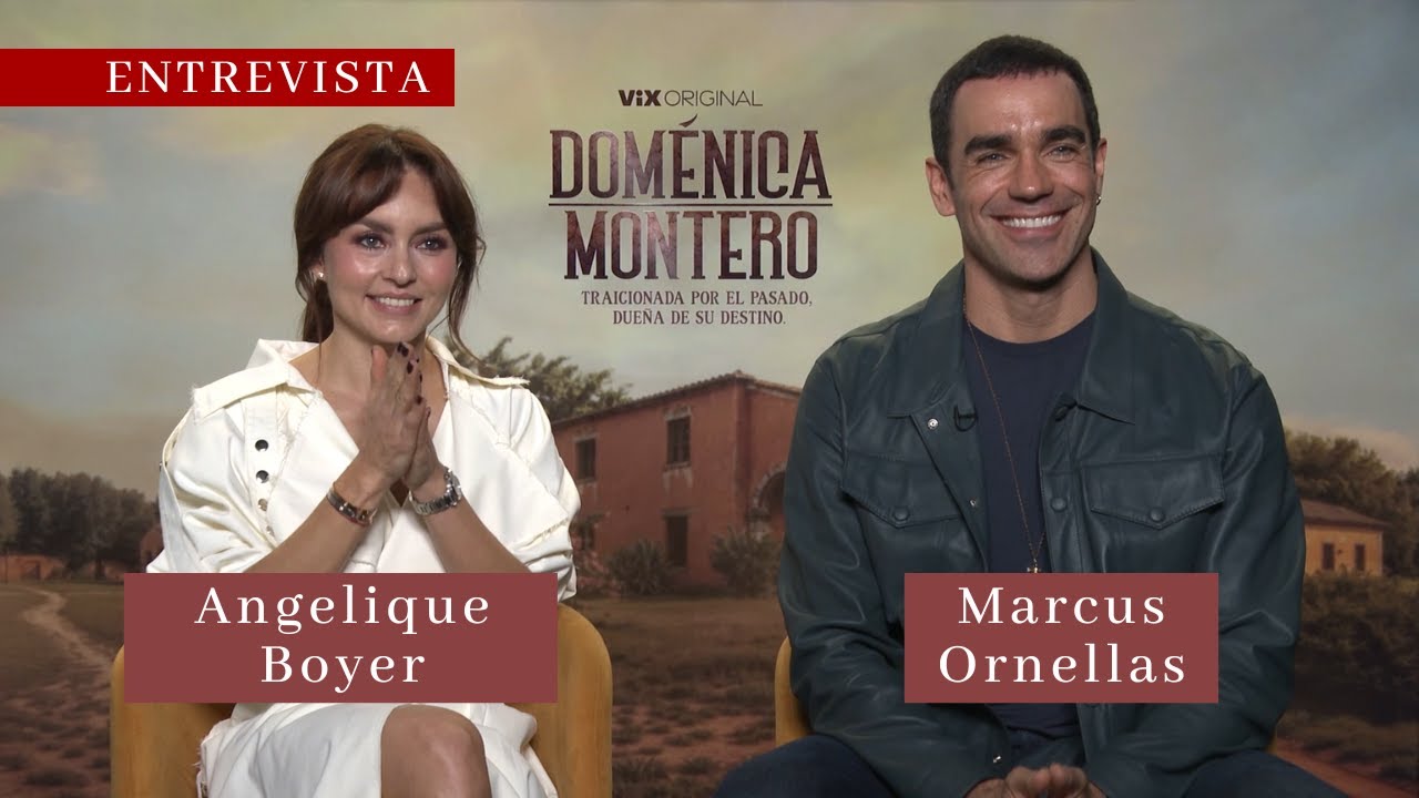 ANGELIQUE BOYER y MARCUS ORELLAS hablan de DOMÉNICA MONTERO y de la importancia de los melodramas