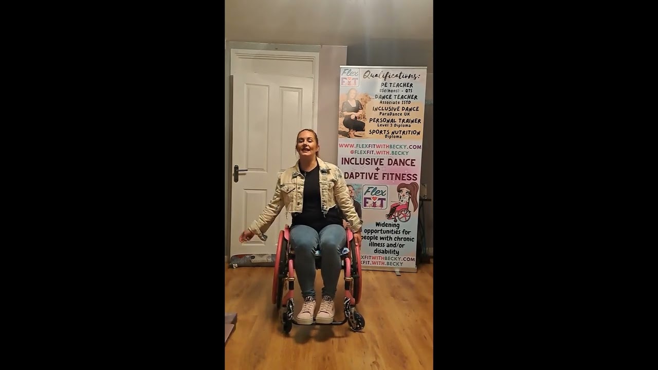 Beat it tutorial - inclusive wheelchair seated dance disability chronic illness