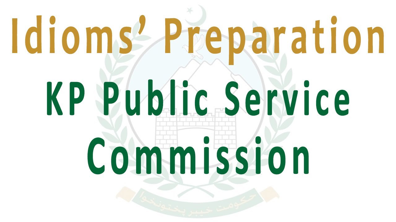 kppsc past papers idioms