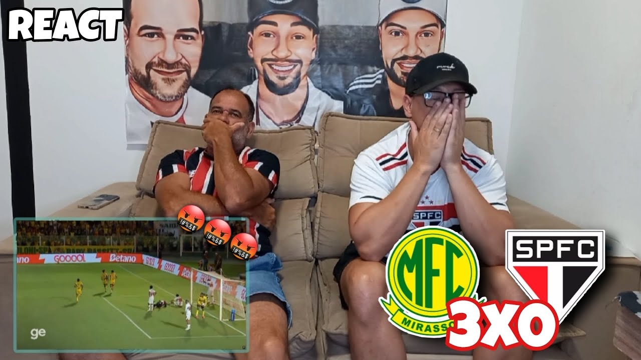 REACT MIRASSOL 3X0 SAO PAULO - ANO NOVO, ANTIGO FUTEBOL PESSIMO! SALVEM O TRICOLOR PAULISTA