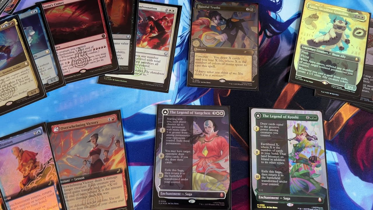 Моя подборка любимых карт MTG по мультсериалу «Аватар: Легенда об Аанге».