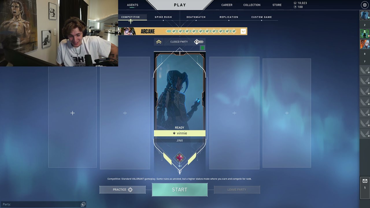 Vinnie Hacker Live Stream - 15th November 2021 Second Stream - Queing w bb Grizzly :D
