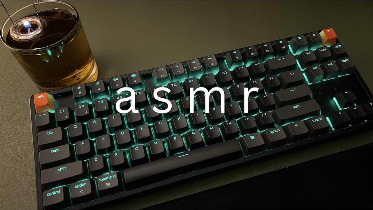Daytime Chill Time ASMR 4K Mechanical Keyboard Sounds Red Switches / No Talking 耳かき /  해주세요 / 奥术魔刃