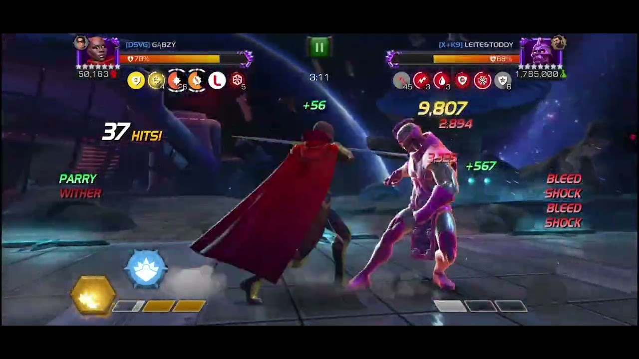 MCOC Off Season - Big Thing - Okoye v High Evo - Node 5 