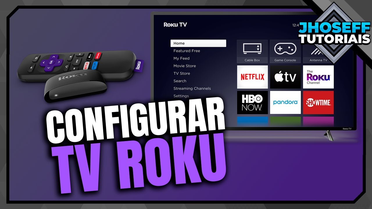 Como Configurar Sua TV Roku Passo a Passo - Serve para Todas as Marcas