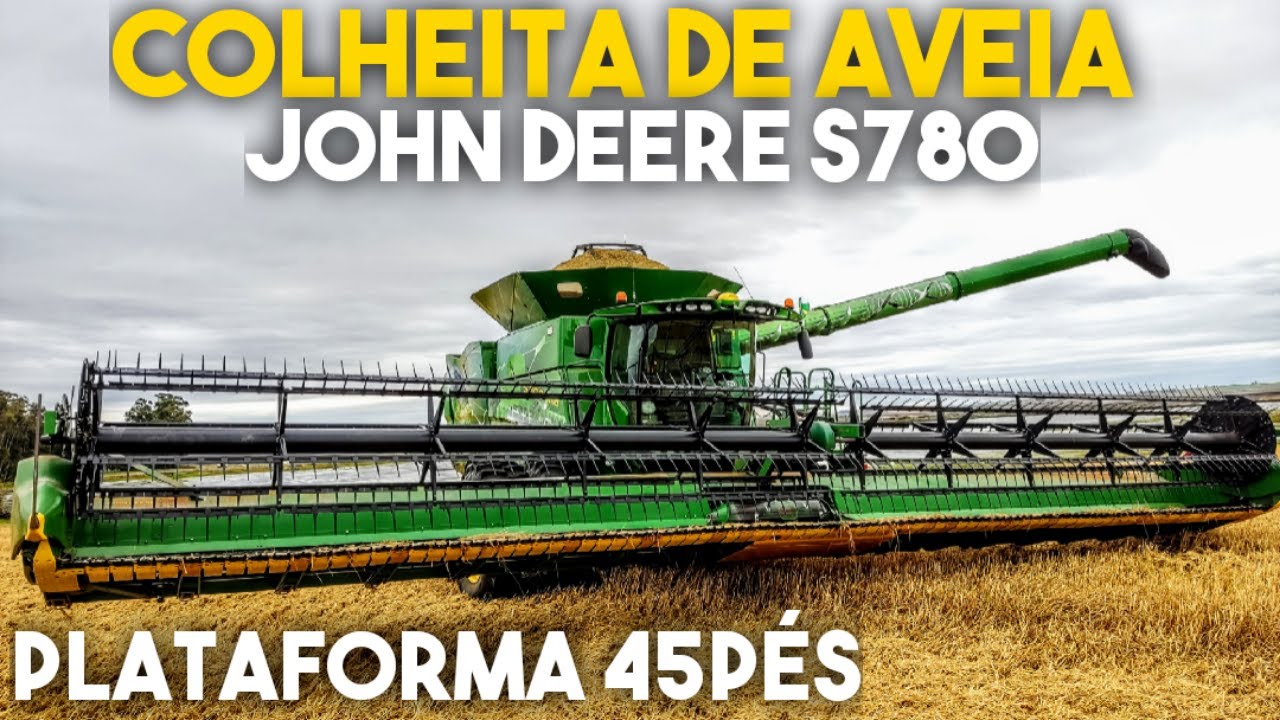 MAIS UM DIA DE COLHEITA APRENDA A COLHER NA S780 || ALTA TECNOLOGIA colheitadeira JohnDeere S780 🇧🇷