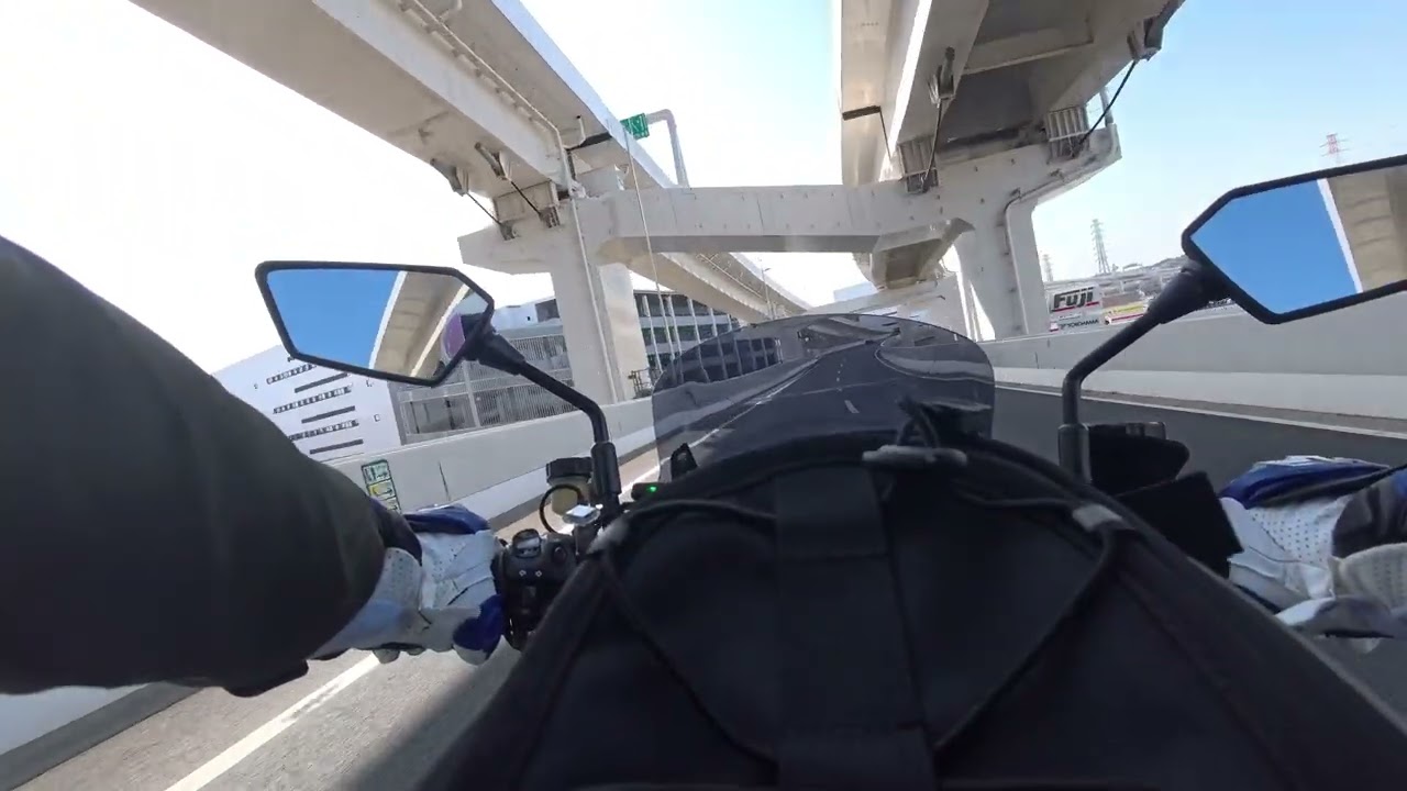 春風の中を、MT-01でお散歩Run