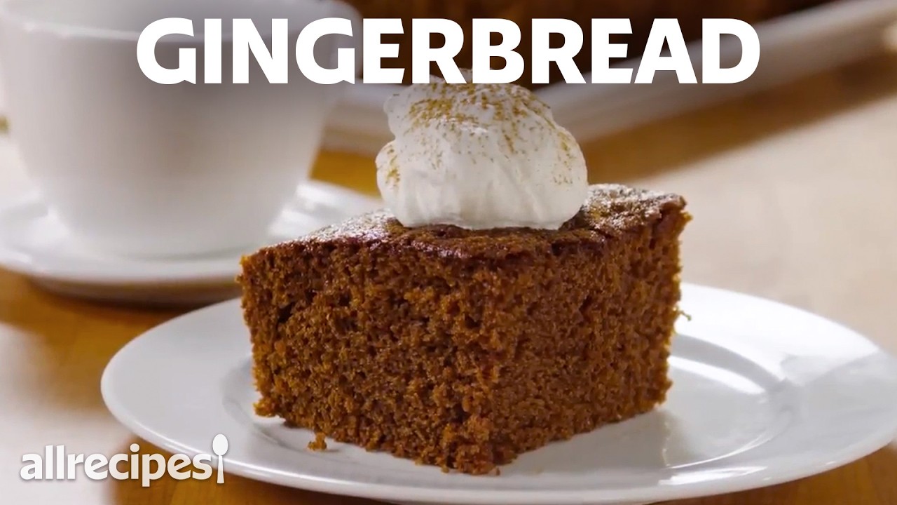 How to Make Old Fashioned Gingerbread | Christmas Recipes | Allrecipes.com
