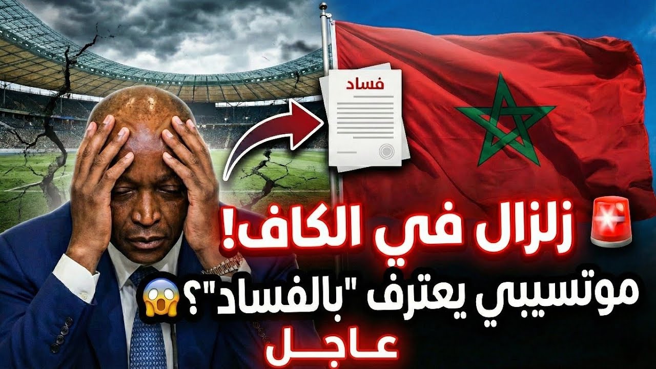 زلزال يضرب الكاف! 🚨 موتسيبي يرضخ للمغرب ويعترف 