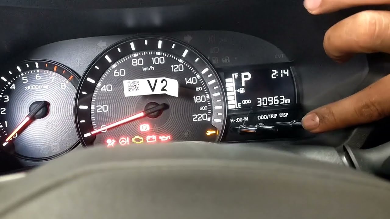 RESET MAINTENANCE REQUIRED(TOOLS INDICATOR) TOYOTA AVANZA 2023 MODEL