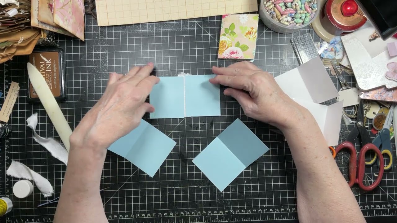 Let’s Use Index Cards and Scraps to create a mini Booklet